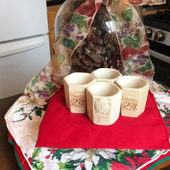 COLLECTIBLE NASCAR JEFF GORDON 3D #24, SET of 4 - Picture 1 of 5